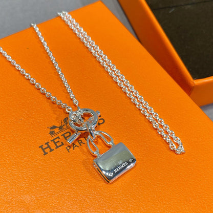 [Windsor Jewelry]CONSTANCE PEDANT SILVER NECKLACE