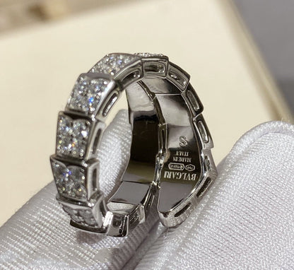 [Windsor Jewelry]SERPENTI RING SILVER DIAMOND PAVED