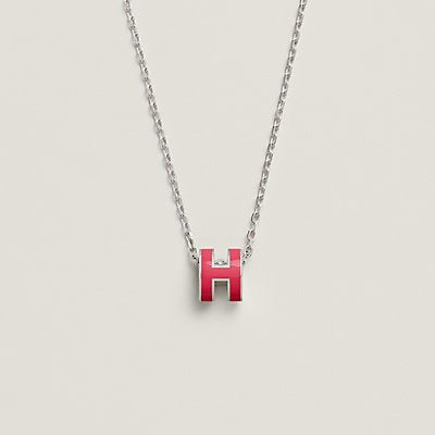 [Windsor Jewelry]H NECKLACE PINK