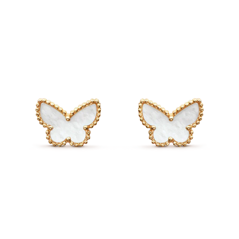 [Windsor Jewelry]SWEET BUTTERFLY MOP EARSTUDS
