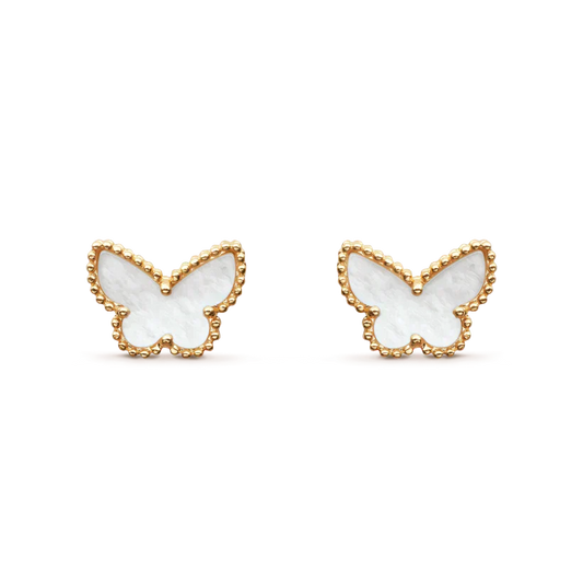 [Windsor Jewelry]SWEET BUTTERFLY MOP EARSTUDS