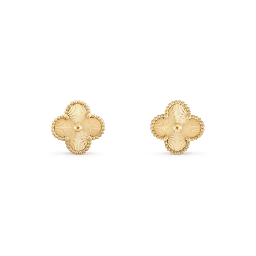 [Windsor Jewelry]CLOVER MINI 9.5MM LASER EARRINGS