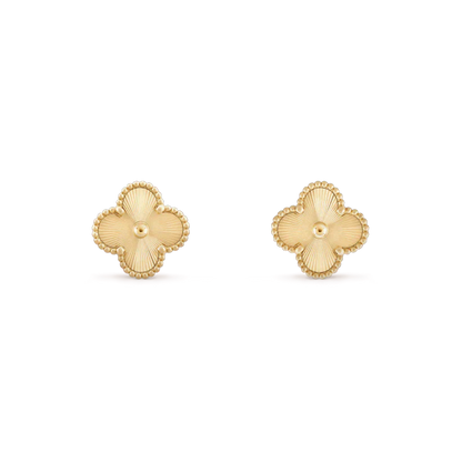 [Windsor Jewelry]CLOVER MINI 9.5MM LASER EARRINGS