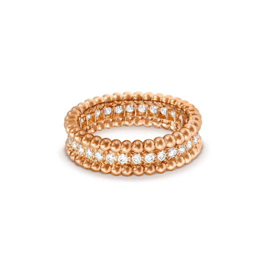 [Windsor Jewelry]PERLEE DIAMOND ROSE GOLD RING