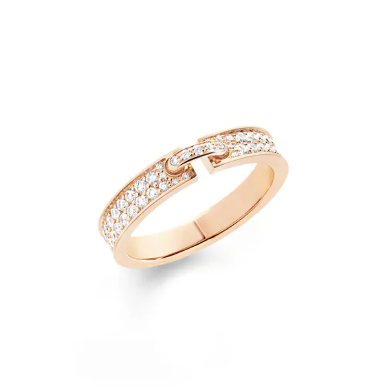 [Windsor Jewelry]ALLIANCE LIENS VIDENCE PAVED DIAMOND 4MM RING