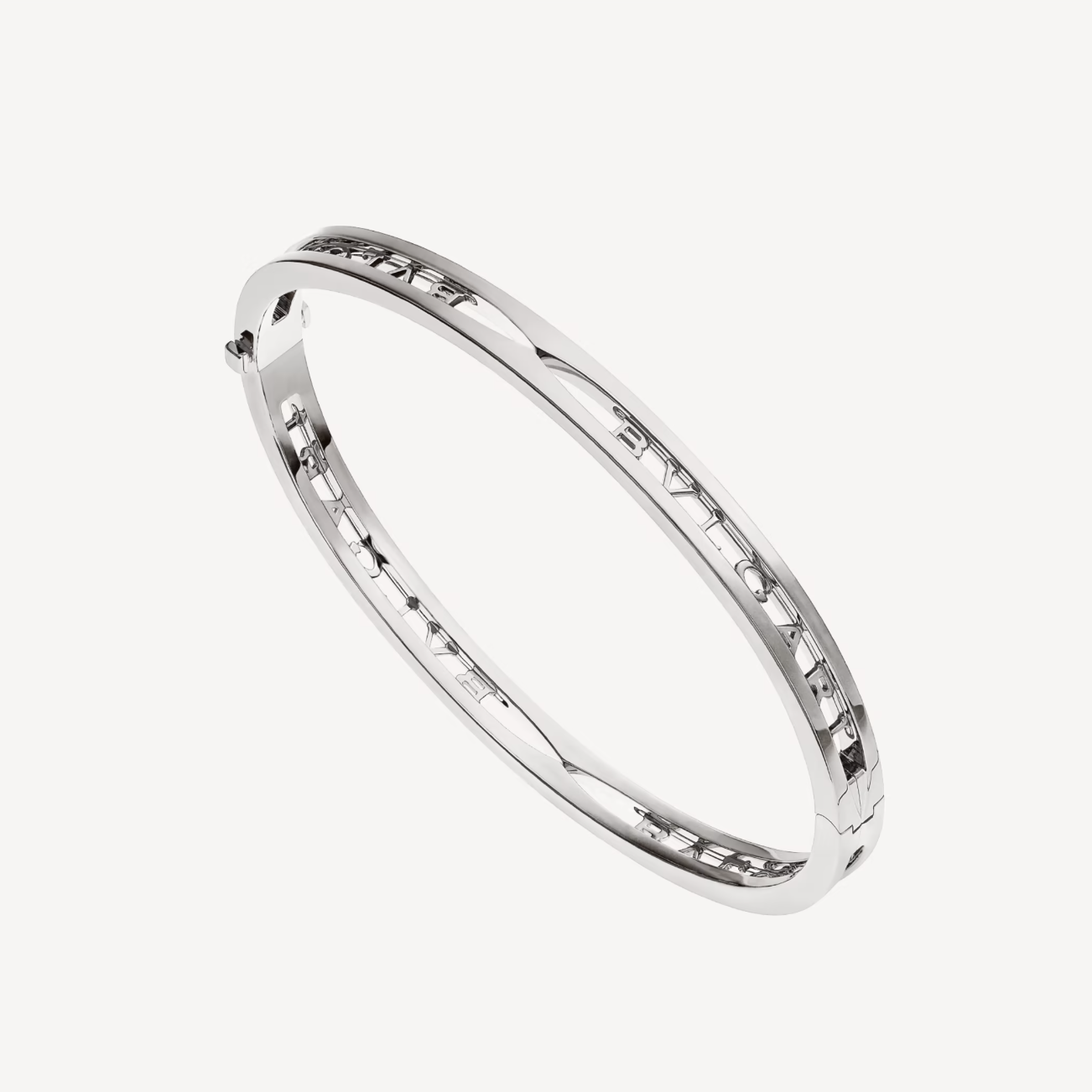 [Windsor Jewelry]ZERO 1 SPIRAL LOGO SILVER BRACELET