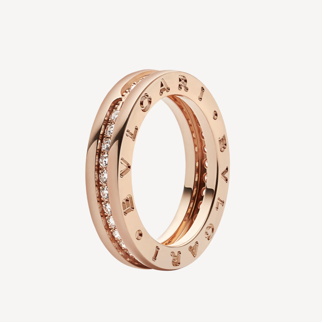 [Windsor Jewelry]ZERO 1 ONE-BAND PAVED DIAMONDS ON THE SPIRAL RING