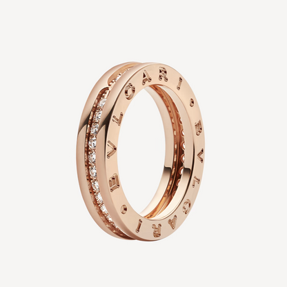 [Windsor Jewelry]ZERO 1 ONE-BAND PAVED DIAMONDS ON THE SPIRAL RING