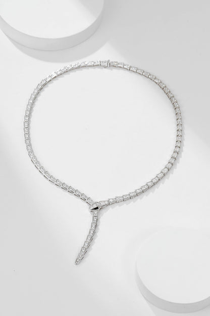 [Windsor Jewelry]SERPENTI NECKLACE SILVER DIAMOND
