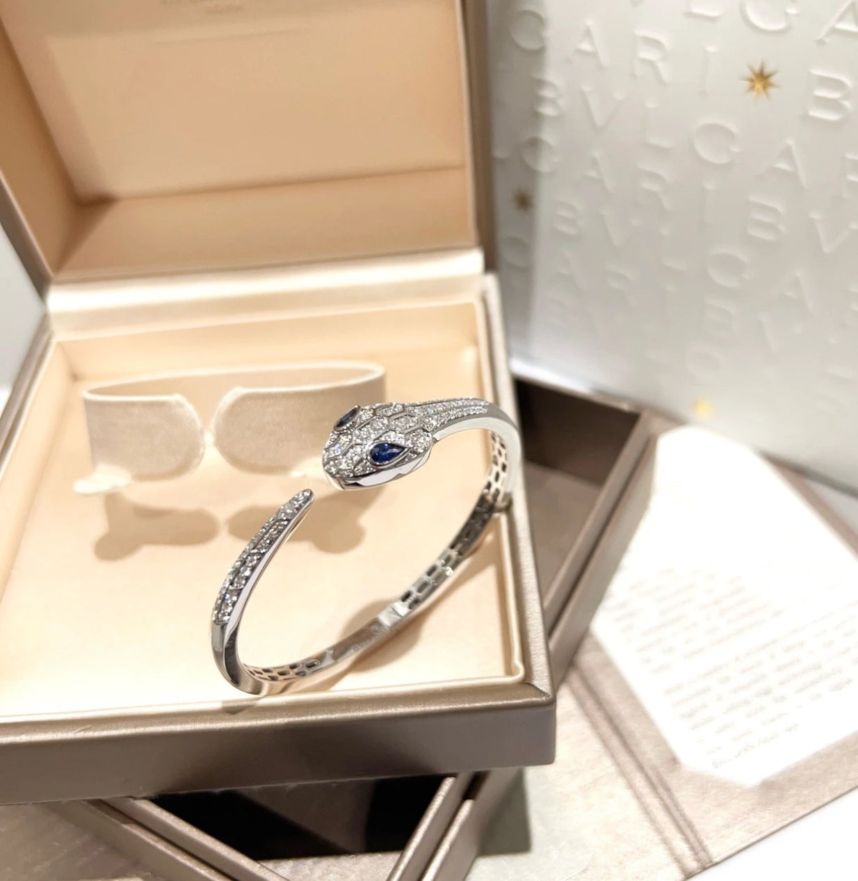 [Windsor Jewelry]HAUTE COUTURE SILVER SERPENTI BRACELET