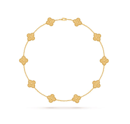 [Windsor Jewelry]CLOVERS THE 10-MOTIFS NECKLACE