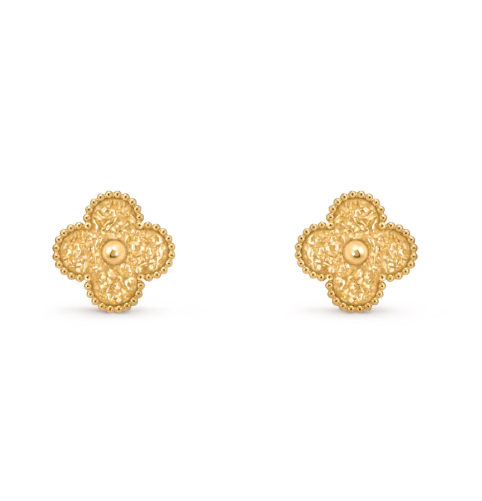 [Windsor Jewelry]CLOVER MEDIUM 1 MOTIFS LAVA EARRINGS