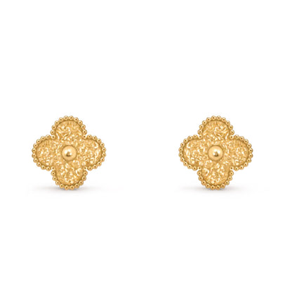 [Windsor Jewelry]CLOVER MEDIUM 1 MOTIFS LAVA EARRINGS