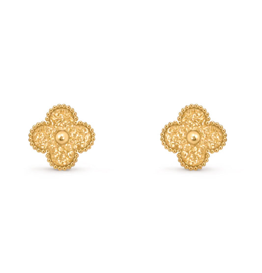 [Windsor Jewelry]CLOVER MEDIUM 1 MOTIFS LAVA EARRINGS