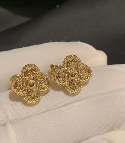 [Windsor Jewelry]CLOVER MEDIUM 1 MOTIFS LAVA EARRINGS