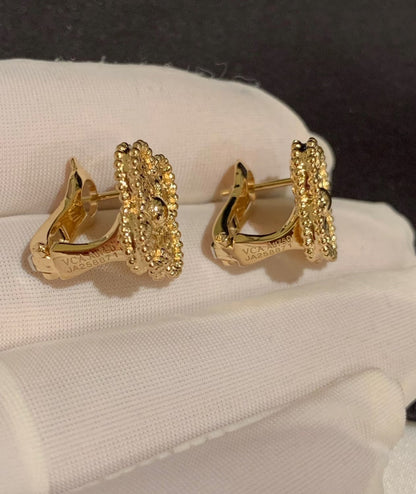 [Windsor Jewelry]CLOVER MEDIUM 1 MOTIFS LAVA EARRINGS