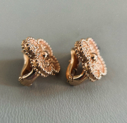 [Windsor Jewelry]CLOVER MEDIUM 1 MOTIFS LAVA EARRINGS