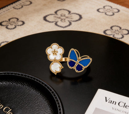 [Windsor Jewelry]LUCKY 3 MOTIF GOLD RING