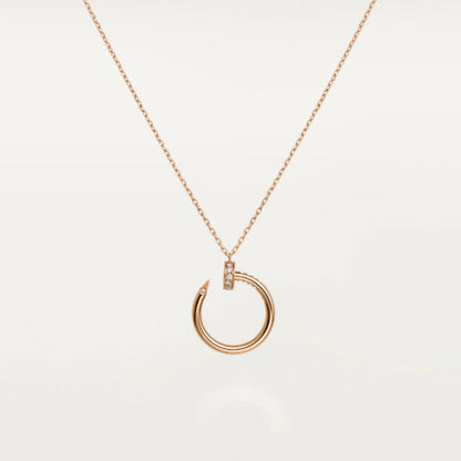 [Windsor Jewelry]JUSTE NECKLACE PINK GOLD