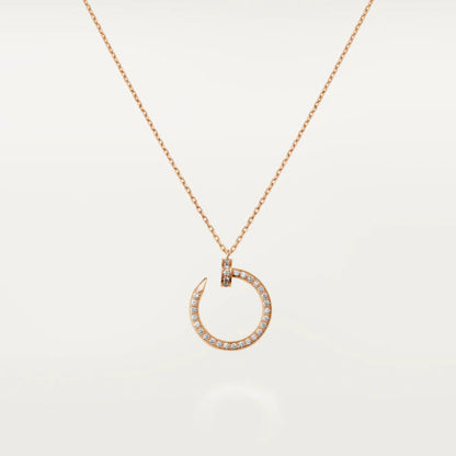 [Windsor Jewelry]JUSTE NECKLACE PINK GOLD DIAMONDS
