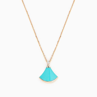[Windsor Jewelry]DREAM NECKLACE TURQUOISE PINK GOLD