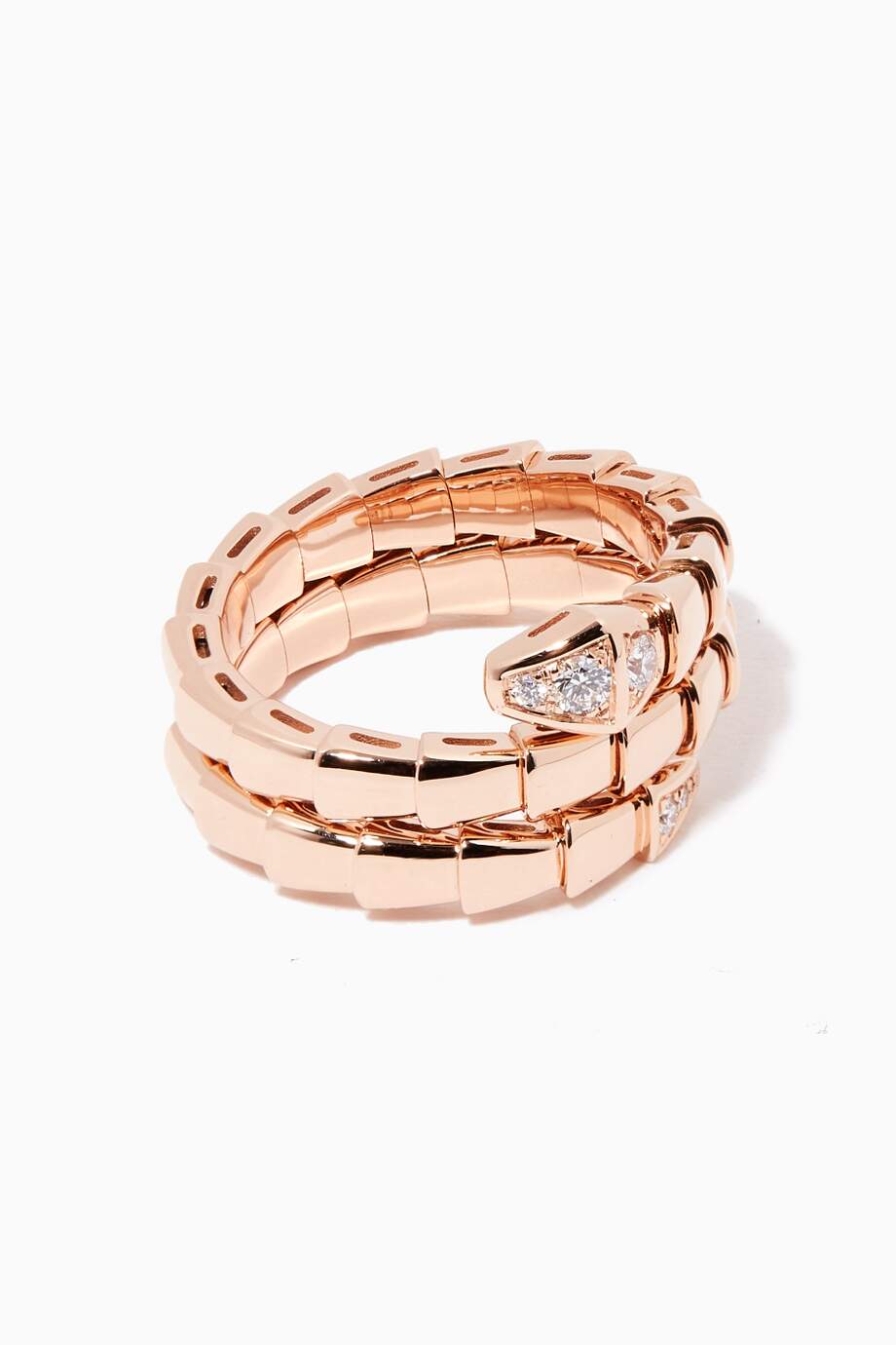 [Windsor Jewelry]SERPENTS DOUBLE ROW DIAMOND RING
