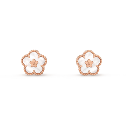 [Windsor Jewelry]LUCKY WHITE MOP EARRINGS