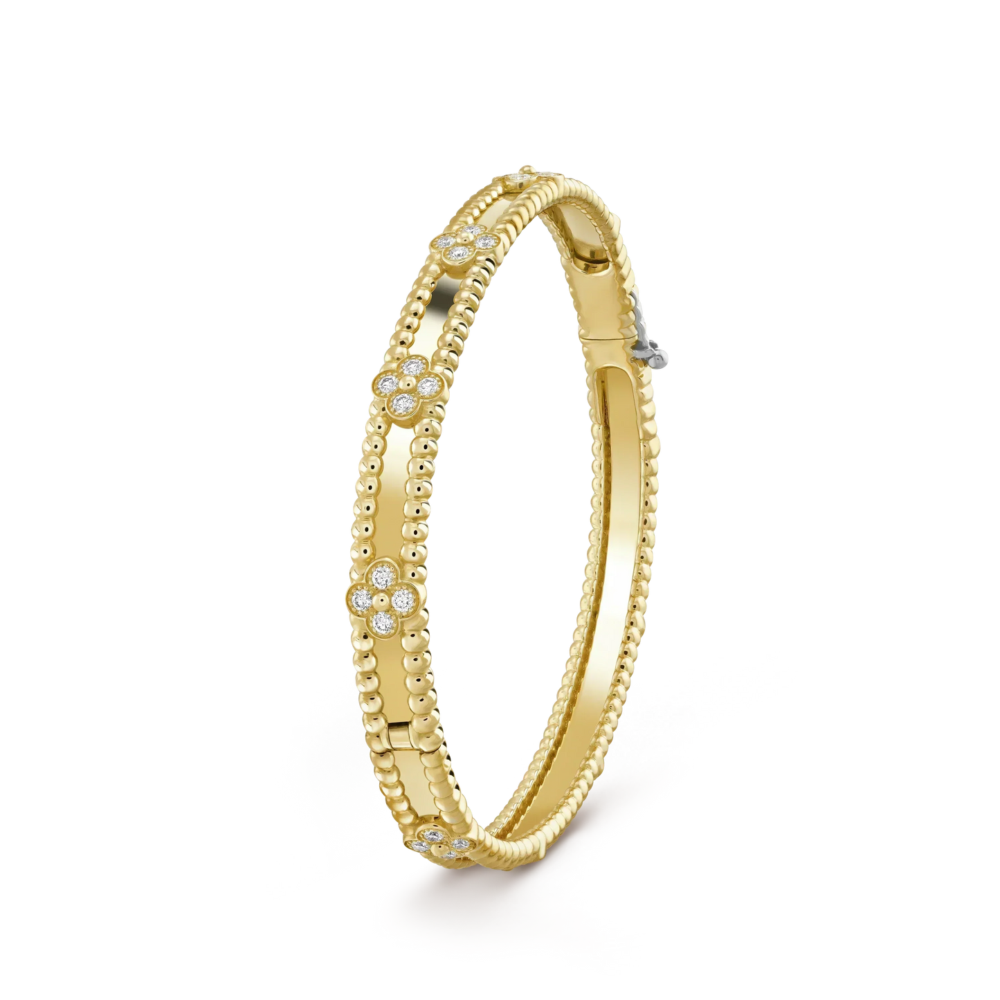 [Windsor Jewelry]CLOVER BRACELET 4MM DIAMONDS