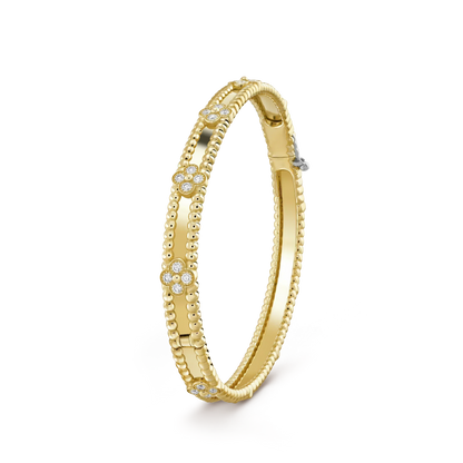 [Windsor Jewelry]CLOVER BRACELET 4MM DIAMONDS