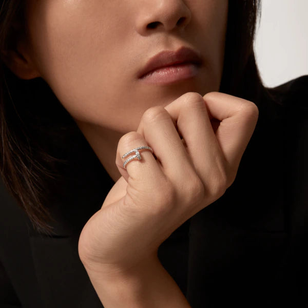 [Windsor Jewelry]JUSTE RING 1.8MM SILVER DIAMONDS