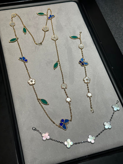 [Windsor Jewelry] 26 NEW CLOVER 15 MOTIFS LUCKY NECKLACE