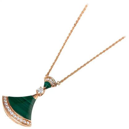 [Windsor Jewelry]DREAM NECKLACE MALACHITE DIAMOND