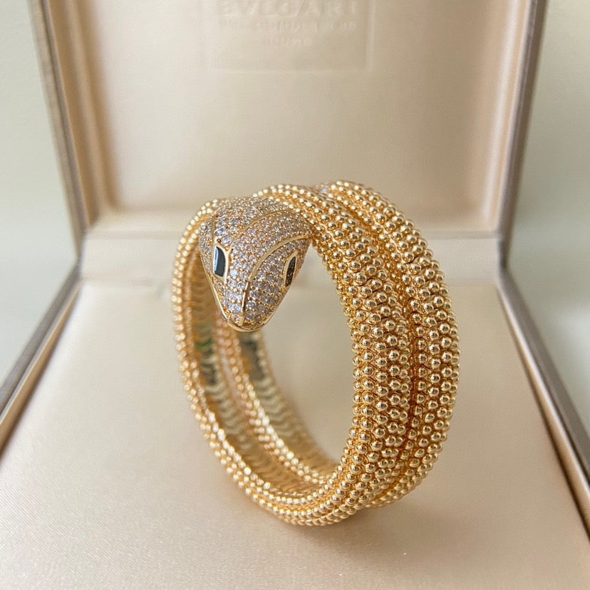 [Windsor Jewelry]HAUTE COUTURE  ROSE GOLD SERPENTI BRACELET