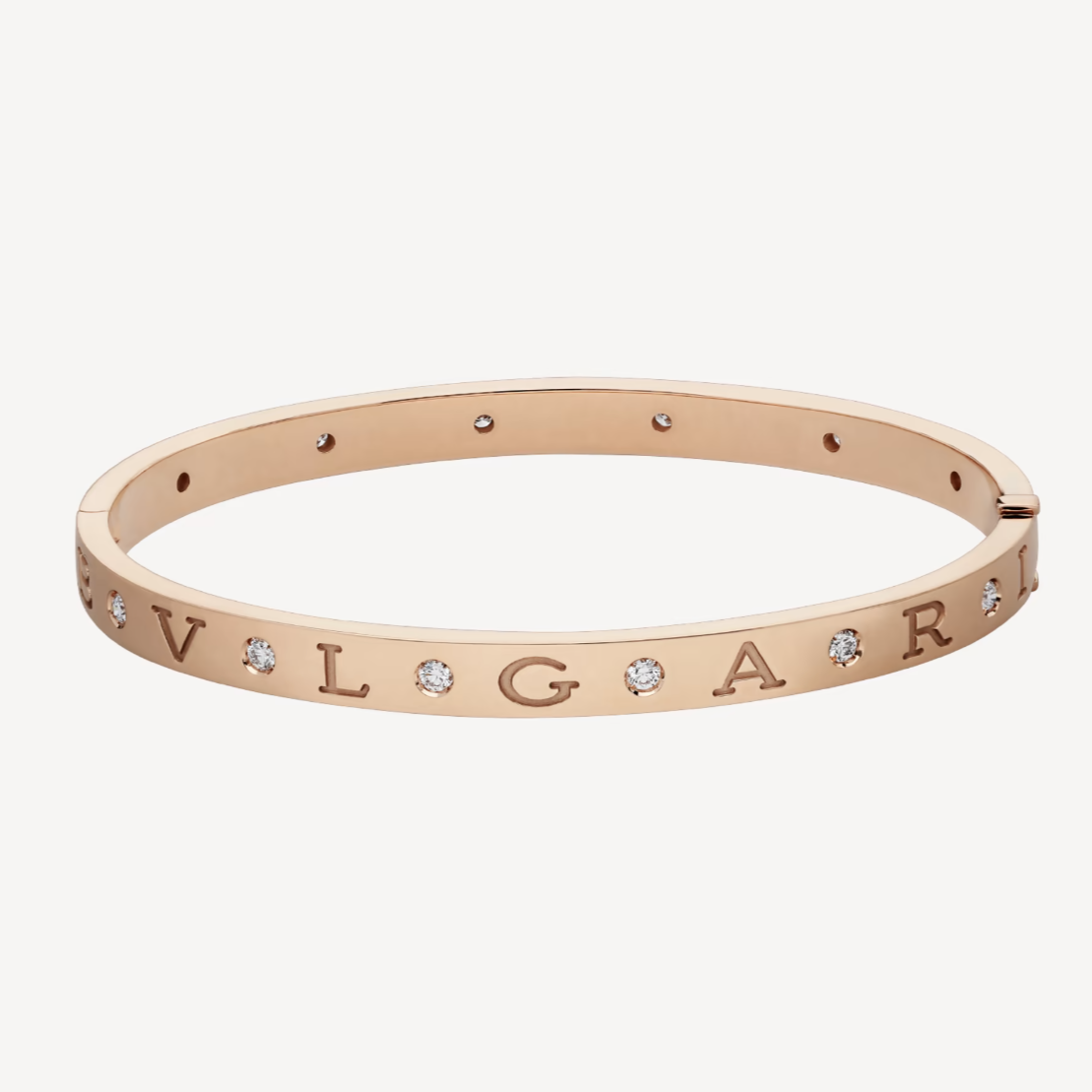 [Windsor Jewelry]ZERO 1 PINK GOLD 12 DIAMONDS BRACELET