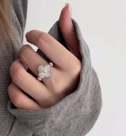 [Windsor Jewelry]CLOVER RIVERSIBLE SLIVER RING