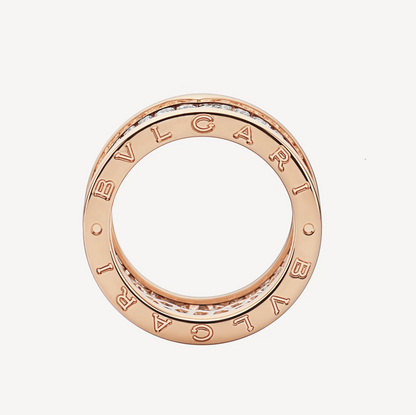 [Windsor Jewelry]ZERO 1 WITH PAVED DIAMONDS ON THE SPIRAL RING