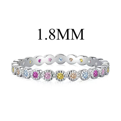 [Windsor Jewelry]Unique Scintillating Round Cut Daily Ring