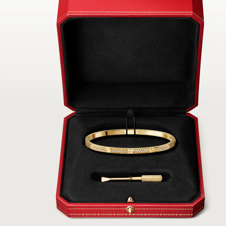 [Windsor Jewelry]LOVE BRACELET 3.65MM DIAMOND-PAVED