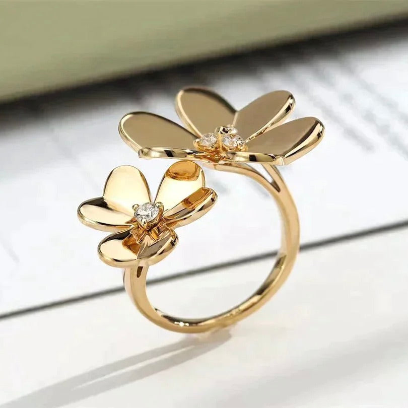 [Windsor Jewelry]CLOVER COMOS GOLD DIAMOND RING
