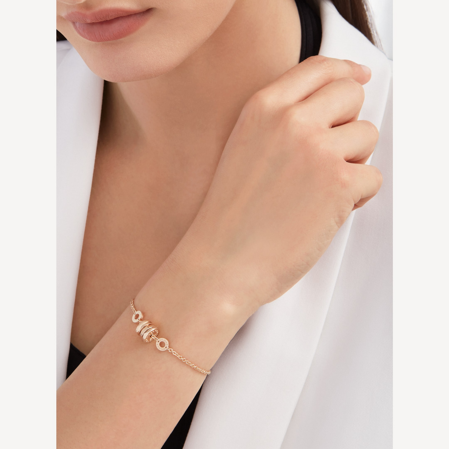 [Windsor Jewelry]ZERO 1 SOFT PINK GOLD BRACELET