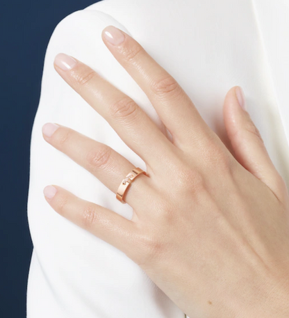 [Windsor Jewelry]ALLIANCE LIENS VIDENCE DIAMOND 4MM RING