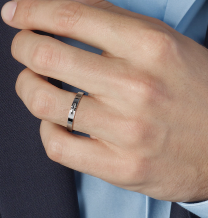 [Windsor Jewelry]ALLIANCE LIENS VIDENCE 3MM RING