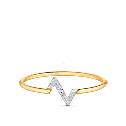 [Windsor Jewelry]VOLTE UPSITE DOWN GOLD DIAMOND BRACELET