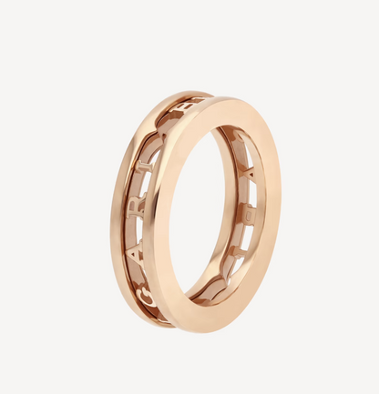[Windsor Jewelry]ZERO 1 ONE-BAND WITH OPENWORK LOGO SPIRAL RING