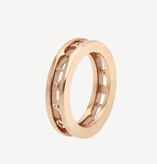 [Windsor Jewelry]ZERO 1 ONE-BAND WITH OPENWORK LOGO SPIRAL RING