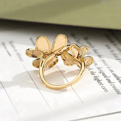 [Windsor Jewelry]CLOVER COMOS GOLD DIAMOND RING
