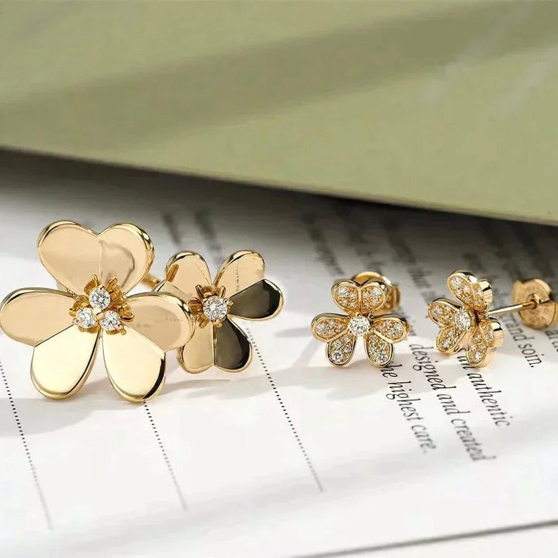 [Windsor Jewelry]CLOVER COMOS GOLD DIAMOND RING
