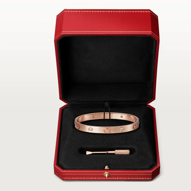 [Windsor Jewelry]LOVE BRACELET 6.1MM 4 DIAMONDS