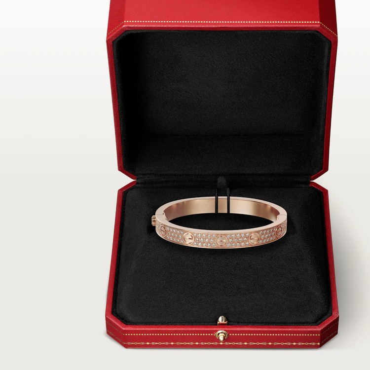[Windsor Jewelry]LOVE BRACELET 6.1MM DIAMOND-PAVED