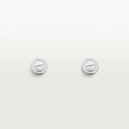 [Windsor Jewelry]LOVE EARRINGS SILVER 10MM